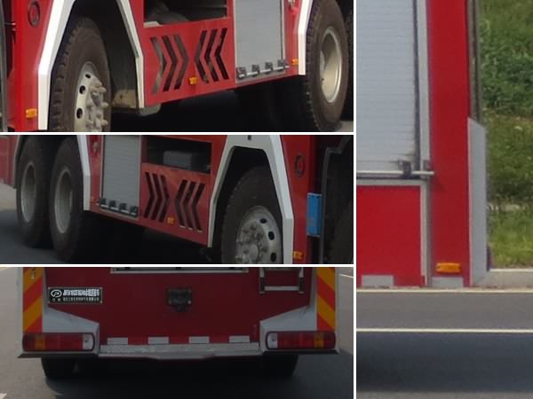 重汽前四后八水罐消防车