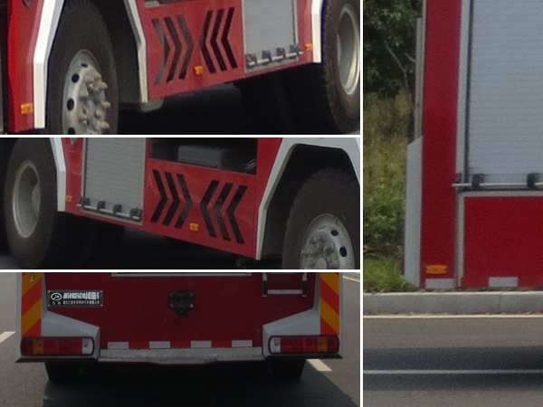 重汽前四后八泡沫消防车